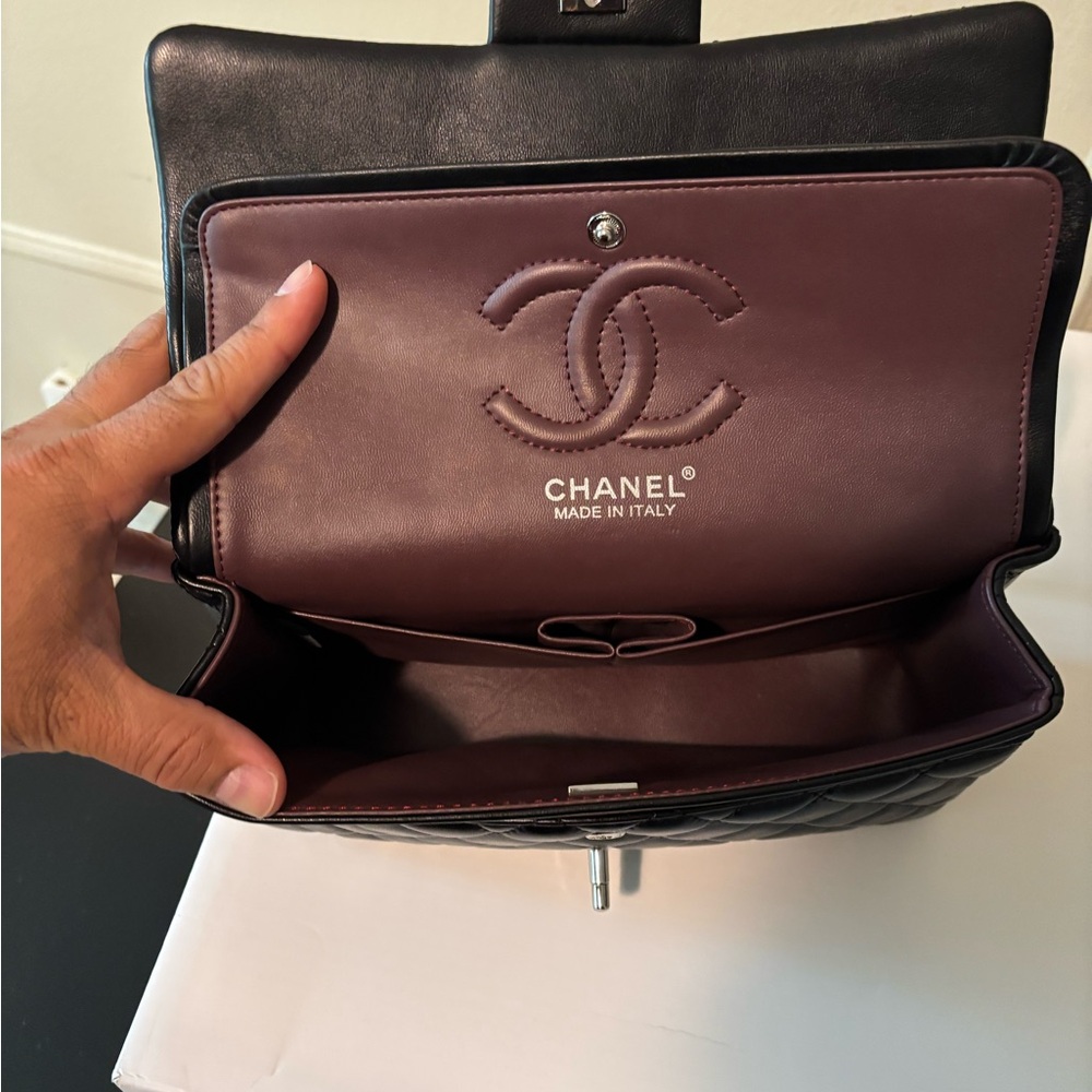 Quilted leather shoulder bag🖤🩶 - Picture 4 of 8